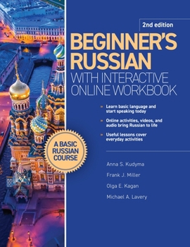Paperback Beginner's Russian with Interactive Online Workbook, 2nd Edition Book