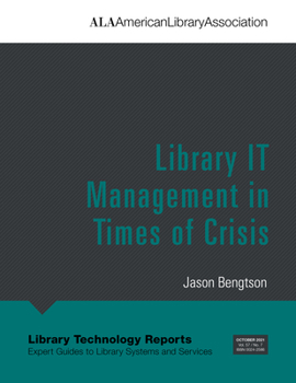 Paperback Ltr 57(7): Library It Management in Times of Crisis Book