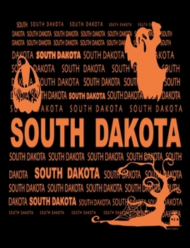 Paperback South Dakota: Journal Composition Notebook 7.44" x 9.69" 100 pages 50 sheets Book
