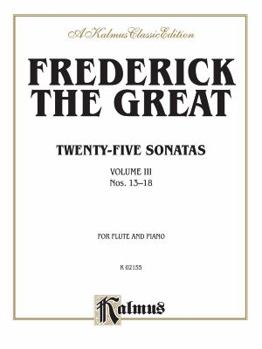 Paperback Twenty-Five Sonatas, Vol 3: Nos. 13-18 Book