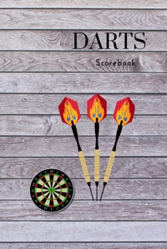 Dart Score Book: Spielbuch für Dart | Tabelle zum Eintragen der Dartpunkte| Training  Turnier | Chrickets  | Scorer Book | Dartzähler | Notizblock Spieleblock für Punkte (German Edition)