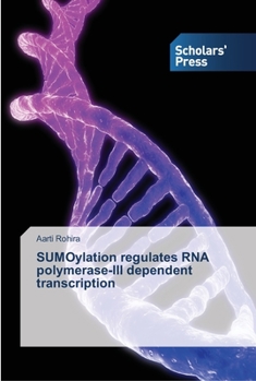 Paperback SUMOylation regulates RNA polymerase-III dependent transcription Book