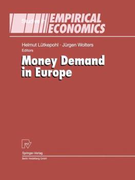 Hardcover Money Demand in Europe Book