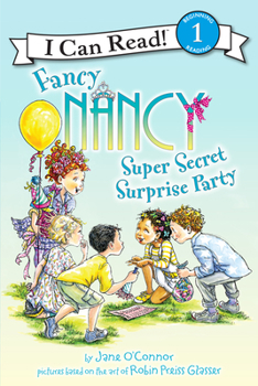 Hardcover Fancy Nancy: Super Secret Surprise Party Book