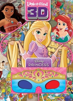 Hardcover Disney Princess: Look and Find 3D Book