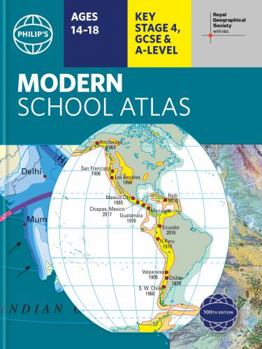 Hardcover Philip's RGS Modern School Atlas: 100th edition Book