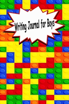 Paperback Writing Journal for Boys: Cool LEGO Pattern Notebook with Lined: Perfect for Prayer/Gratitude/Summer Camp/Travel or Daily Journal for ... & Writ Book