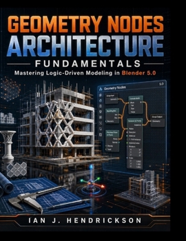 Paperback Geometry Nodes Architecture Fundamentals: Mastering Logic-Driven Modeling in Blender 5.0 (Engineering) Book