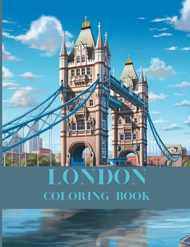 Paperback London coloring book