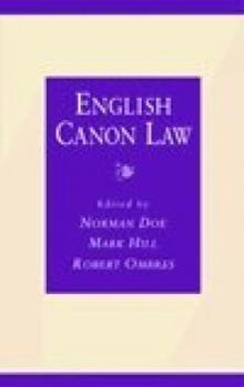 Hardcover English Canon Law Book