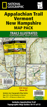 Map Appalachian Trail: Vermont, New Hampshire [Map Pack Bundle] Book