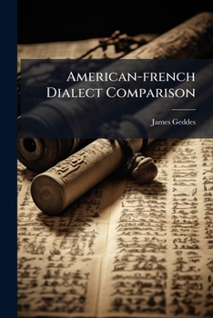 Paperback American-french Dialect Comparison Book