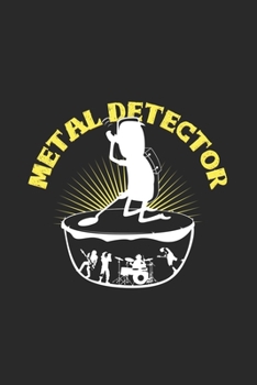 Metal detector: 6x9 Metal Detector | blank with numbers paper | notebook | notes