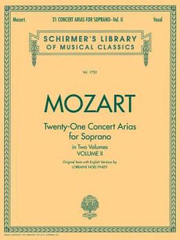 Paperback 21 Concert Arias for Soprano - Volume II: Schirmer Library of Classics Volume 1752 Voice and Piano Book