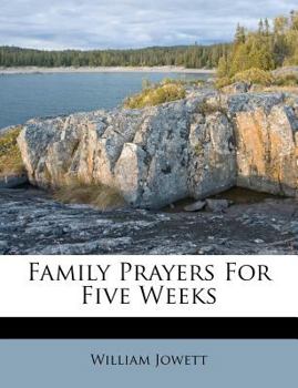 Paperback Family Prayers for Five Weeks Book