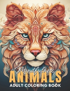 Paperback Mindfulness Animals Coloring Book