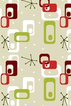 Paperback Mid-Century Modern Rectangles Blank Pages Sketchbook Book