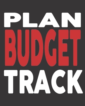 Paperback Plan Budget Track Book