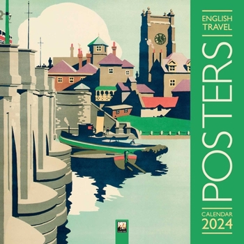 Calendar English Travel Posters Wall Calendar 2024 (Art Calendar) Book