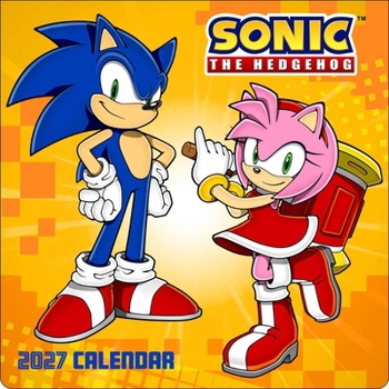 Calendar Sonic the Hedgehog 2027 Wall Calendar Book