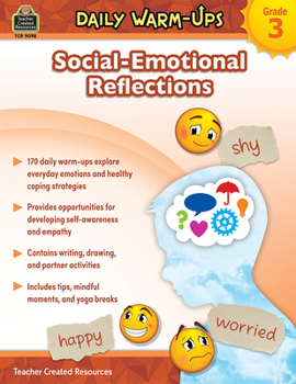 Paperback Daily Warm-Ups: Social-Emotional Reflections (Gr. 3) Book