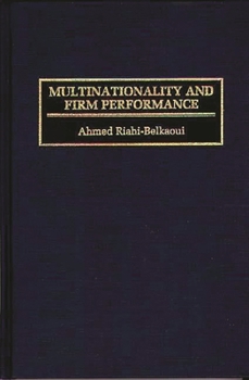 Hardcover Multinationality and Firm Performance Book