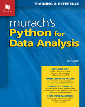 Paperback Murach's Python for Data Analysis Book