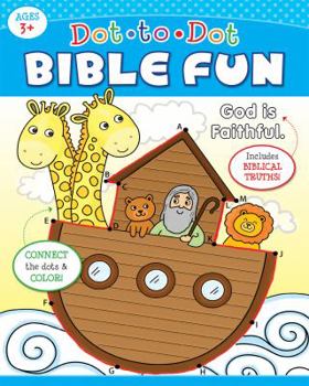 Paperback Dot-To-Dot Bible Fun Book