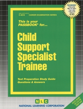 Spiral-bound Child Support Specialist Trainee: Passbooks Study Guide Book