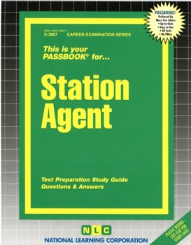 Paperback Station Agent: Test Preparation Study Guide, Questions & Answers Book