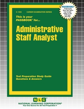 Administrative Staff Analyst (Career Examination)