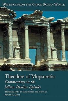 Paperback Theodore of Mopsuestia: Commentary on the Minor Pauline Epistles Book