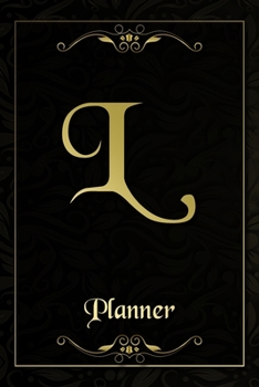 L: Letter Journal Monogram Minimalist Lined Notebook To Do List Undated Daily Planner for Personal and Business Activities with Check Boxes to Help ... to Get Organized (9 x 6 inches 120 pages)