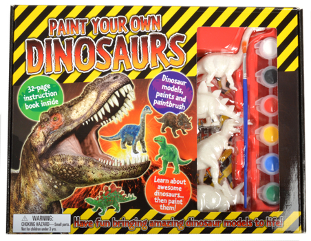 Pamphlet Paint Your Own Dinosaur: Have Fun Bringing Amazing Dinosaur Models to Life! Book