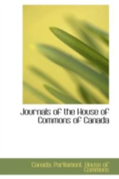 Paperback Journals of the House of Commons of Canada Book