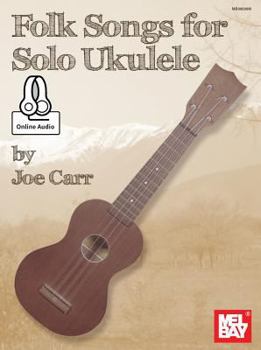 Paperback Folk Songs for Solo Ukulele Book