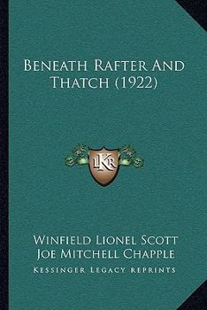Paperback Beneath Rafter And Thatch (1922) Book