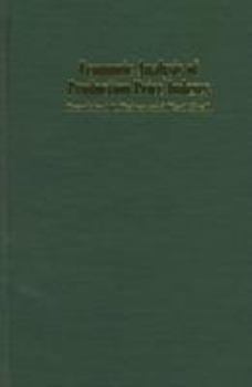 Hardcover Economic Analysis of Production Price Indexes Book