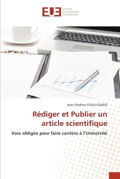 Paperback Rédiger et Publier un article scientifique [French] Book