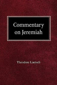 Hardcover Commentary on Jeremiah Book