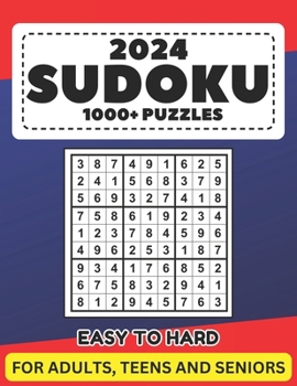 Paperback 1000+ Sudoku Puzzle Book: Easy to Hard Book for Adults, Teens & Seniors With Solution Large Print Book