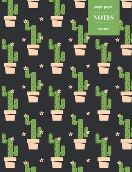 Graph Paper Notes 110 Pages: Cactus Notebook for Professionals and Students, Teachers, Architects, Scientists, Engineers, and Writers | Succulent Llama Pattern