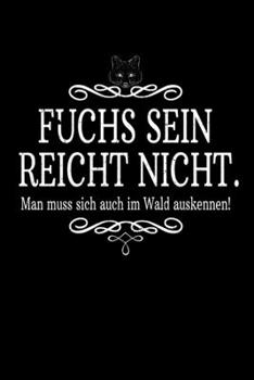 Notizbuch: Fuchs Wald Förster Jäger Natur Bäume Geschenke 120 Seiten, 6x9 (ca. A5), Karomuster (German Edition)