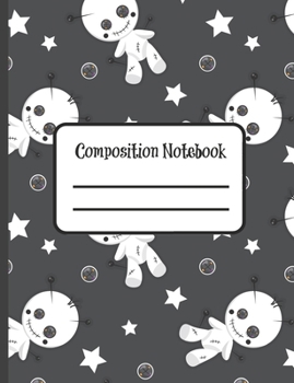 Paperback Composition Notebook: Halloween Composition Notebook and Journal 7.5 x 9.25 Wide Ruled Paper Journal Book