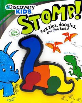Paperback Discovery Kids Stomp!: Puzzles, Doodles, and Dino Facts! Book