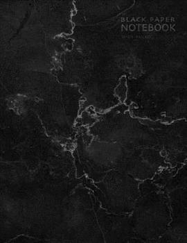 Paperback Black Paper Notebook Wide Ruled: for Gel Pens, Pastel, Bright Colors or Metallics would all look Great and Make Writing Fun and a Creative Process Book