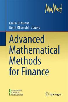 Hardcover Advanced Mathematical Methods for Finance Book