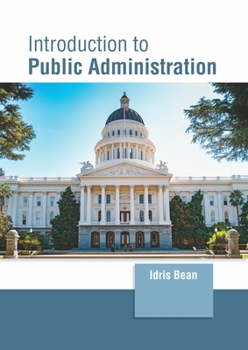 Hardcover Introduction to Public Administration Book