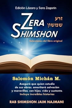 Paperback Zera Shimshón: En español [Spanish] Book