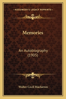 Paperback Memories: An Autobiography (1905) Book